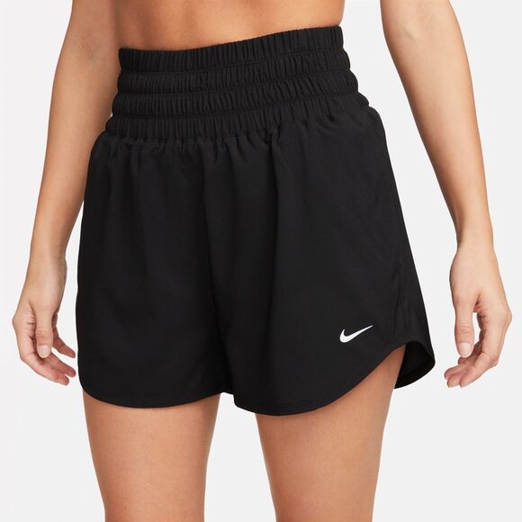 Nike DX6642-010 Women's Sz S Black Dri-FIT Ultra High-Waisted Brief-Lined Shorts - Picture 7 of 9